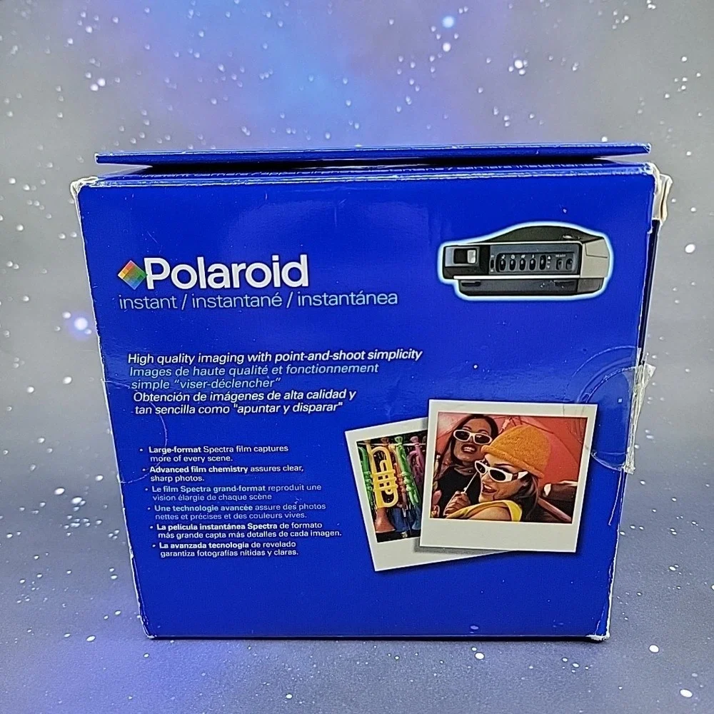 Genuine Vintage Polaroid 1200si Spectra Image Instant Flash Camera Made In UK